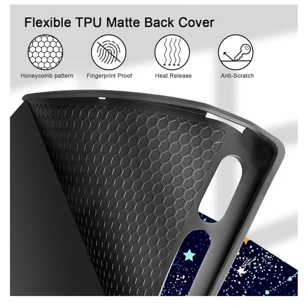 Starry Night Tablet Case with Auto Sleep/Wake For Samsung Galaxy A8 10.5”
